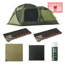 ベストスポーツ LOGOS（ロゴス）製品。【2023年福袋】LOGOS ロゴス neosPANELスクリーンドゥーブルXLシュラフセット アウトドア テント シュラフ テントマット 強力 防水スプレー ドゥーブルテント キャンプ あったか お得 71208007 72602020 84960001 福袋 新春