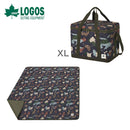 ベストスポーツ LOGOS（ロゴス）製品。LOGOS ロゴス アウトドア セット レジャーシート トートイン防水シート ファミリー Journey クーラー 氷点下パック 抗菌 デザインクーラー XL 71809780 81670301 収納バッグ付き キャンプ BBQ お得