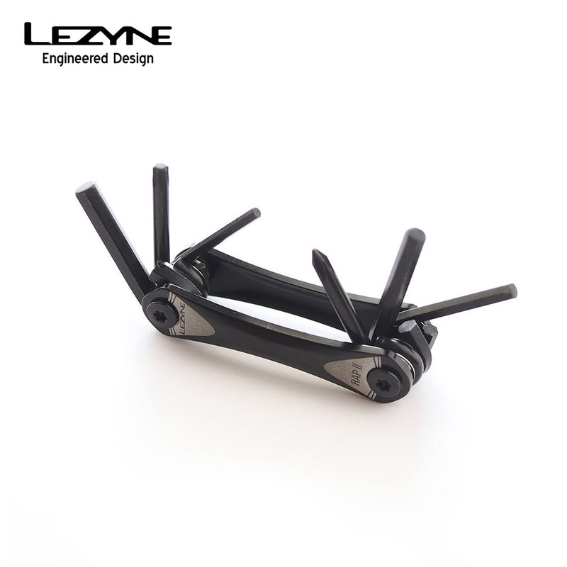 ベストスポーツ LEZYNE（レザイン）製品。LEZYNE レザイン 自転車 メンテナンス マルチツール RAP II 6 スチール製ビット搭載 コンパクト グラベル ロード マウンテン サイドプレート 鍛造アルミニウム製 軽量化 耐腐敗性 Black Anti-Corrosionテクノロジー 重量82g