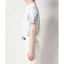 ベストスポーツ SRIXON（スリクソン）製品。SRIXON スリクソン メンズ ゴルフウェア シャツ エアスルー 香妻プロ共同開発 カラーブロック切替シャツ RGMVJA15 23SS 春夏 ストレッチ 吸汗速乾性 イエロー ホワイト