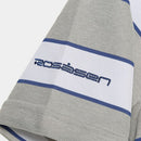 ベストスポーツ Rosasen（ロサーセン）製品。Rosasen 裏カノコ先染めボーダー半袖ポロ 23SS 0442844852024