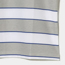 ベストスポーツ Rosasen（ロサーセン）製品。Rosasen 裏カノコ先染めボーダー半袖ポロ 23SS 0442844852024