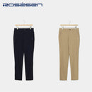 ベストスポーツ Rosasen（ロサーセン）製品。Rosasen ロサーセン メンズ ゴルフウェア パンツ レーヨンナイロンストレッチタフタパンツ 04478213 23SS 春夏 接触冷感 フルレングス丈 テーパードパンツ ナイロン レーヨン ポリウレタン ポリエステル ネイビー ベージュ