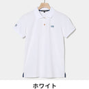 ベストスポーツ Rosasen（ロサーセン）製品。Rosasen ロサーセン レディース ゴルフウェア シャツ エコハイゲージ裏カノコ半袖ポロシャツ 4528241 23SS 春夏 吸水速乾 UV ストレッチ 遮熱 エコ ポリエステル ブルー カーキ ピンク ホワイト
