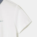 ベストスポーツ Rosasen（ロサーセン）製品。Rosasen ロサーセン レディース ゴルフウェア シャツ ドライカノコストレッチ半袖ポロ 04528441 23SS 春夏 吸水速乾 UV エコ ダンガリー素材 ポリエステル 綿 レーヨン サックス ホワイト