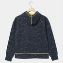 ベストスポーツ Rosasen（ロサーセン）製品。Rosasen ロサーセン レディース ゴルフウェア ブルゾン グラフィティ迷彩ジャカードパーカー 045-57912 22FW 秋冬 張り感 ストレッチ性 ステッチ 綿 ポリエステル ポリウレタン グレー カーキ ネイビー