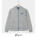 ベストスポーツ Rosasen（ロサーセン）製品。Rosasen ロサーセン レディース ゴルフウェア ブルゾン グラフィティ迷彩ジャカードパーカー 045-57912 22FW 秋冬 張り感 ストレッチ性 ステッチ 綿 ポリエステル ポリウレタン グレー カーキ ネイビー