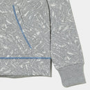 ベストスポーツ Rosasen（ロサーセン）製品。Rosasen ロサーセン レディース ゴルフウェア ブルゾン グラフィティ迷彩ジャカードパーカー 045-57912 22FW 秋冬 張り感 ストレッチ性 ステッチ 綿 ポリエステル ポリウレタン グレー カーキ ネイビー