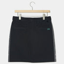 ベストスポーツ Rosasen（ロサーセン）製品。Rosasen ロサーセン レディース ゴルフウェア スカート ジャカードラインスウェットスカート 045-77841 22FW 秋冬 ストレッチ 吸水速乾 UV機能 ポリエステル ポリウレタン グレー カーキ ネイビー