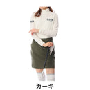 ベストスポーツ Rosasen（ロサーセン）製品。Rosasen ロサーセン レディース ゴルフウェア スカート ジャカードラインスウェットスカート 045-77841 22FW 秋冬 ストレッチ 吸水速乾 UV機能 ポリエステル ポリウレタン グレー カーキ ネイビー