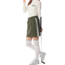 ベストスポーツ Rosasen（ロサーセン）製品。Rosasen ロサーセン レディース ゴルフウェア スカート ジャカードラインスウェットスカート 045-77841 22FW 秋冬 ストレッチ 吸水速乾 UV機能 ポリエステル ポリウレタン グレー カーキ ネイビー