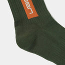 ベストスポーツ Rosasen（ロサーセン）製品。Rosasen ロサーセン メンズ ゴルフ アクセサリー ソックス サイドラインレギュラー丈ソックス 046-47833 22FW 秋冬 ロゴデザイン 綿 アクリル ナイロン