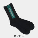 ベストスポーツ Rosasen（ロサーセン）製品。Rosasen ロサーセン メンズ ゴルフ アクセサリー ソックス サイドラインレギュラー丈ソックス 046-47833 22FW 秋冬 ロゴデザイン 綿 アクリル ナイロン