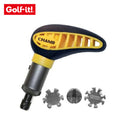 ベストスポーツ LITE（ライト）製品。LiTE ライト Golf it! ゴルフイット ゴルフ S-26 マックスフ?ロレンチ スパイク鋲 交換レンチ 3タイフ?の交換ヒ?ット スパイクレンチ ゴルフ シューズケア