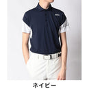 ベストスポーツ SRIXON（スリクソン）製品。SRIXON スリクソン メンズ ゴルフウェア シャツ ICE BLAST 香妻プロ共同開発 スリーブ配色ワッフルメッシュシャツ RGMVJA09 23SS 春夏 吸汗速乾 高通気 ストレッチ ポリエステル グリーン ネイビー ホワイト イエロー