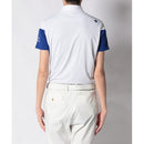 ベストスポーツ SRIXON（スリクソン）製品。SRIXON スリクソン メンズ ゴルフウェア シャツ ICE BLAST 香妻プロ共同開発 スリーブ配色ワッフルメッシュシャツ RGMVJA09 23SS 春夏 吸汗速乾 高通気 ストレッチ ポリエステル グリーン ネイビー ホワイト イエロー