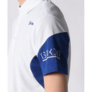 ベストスポーツ SRIXON（スリクソン）製品。SRIXON スリクソン メンズ ゴルフウェア シャツ ICE BLAST 香妻プロ共同開発 スリーブ配色ワッフルメッシュシャツ RGMVJA09 23SS 春夏 吸汗速乾 高通気 ストレッチ ポリエステル グリーン ネイビー ホワイト イエロー