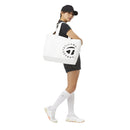 ベストスポーツ TaylorMade（テーラーメイド）製品。TaylorMade テーラーメイド メンズ ゴルフ トートバッグ TM23 サークル T N9488401 tj149 23SS 春夏 シンプルデザイン 立体的ロゴグラフィック 合成皮革 ホワイト ライトブルー