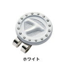 ベストスポーツ TaylorMade（テーラーメイド）製品。TaylorMade テーラーメイド レディース ゴルフ マーカー ラインストーン キャップボールマーカー TJ160 23SS 春夏 ラインストーン 鉄 亜鉛合金 磁石 ホワイト ブラック