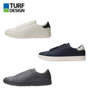 ベストスポーツ TURF DESIGN（ターフデザイン）製品。TURF DESIGN ターフデザイン メンズ ゴルフ シューズ シューズ TDSH-2275 22FW 軽量 弾力性 シンプルアッパー スパイクレスソール 合成皮革 アイボリー ネイビー グレー