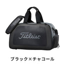 ベストスポーツ Titleist（タイトリスト）製品。TITLEIST タイトリスト メンズ ゴルフ ボストンバッグ アスパイア ライフスタイル TA23ABBJ 23SS 春夏 シューズポケット付き ベーシック PUレザー ポリエステル