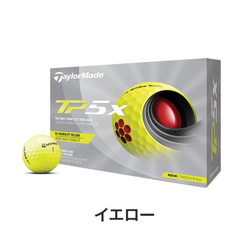 TaylorMade（テーラーメイド） ゴルフボール TP5x '21 1ダース 12球入 