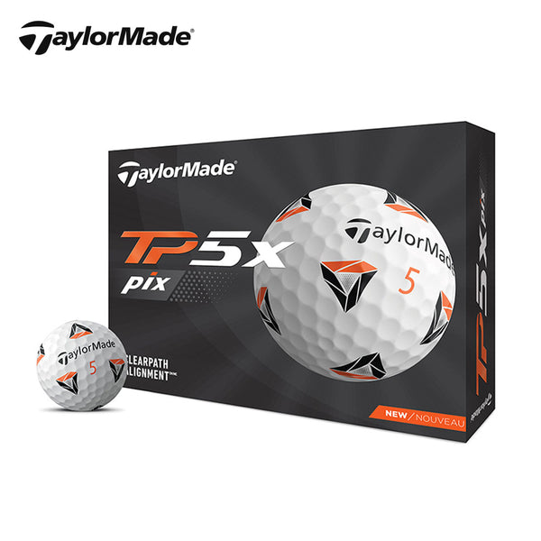 割引対象商品（3,000円以上） TaylorMade（テーラーメイド）製品。TaylorMade ゴルフボール TP5x pix '21 1ダース 12球入N0803301