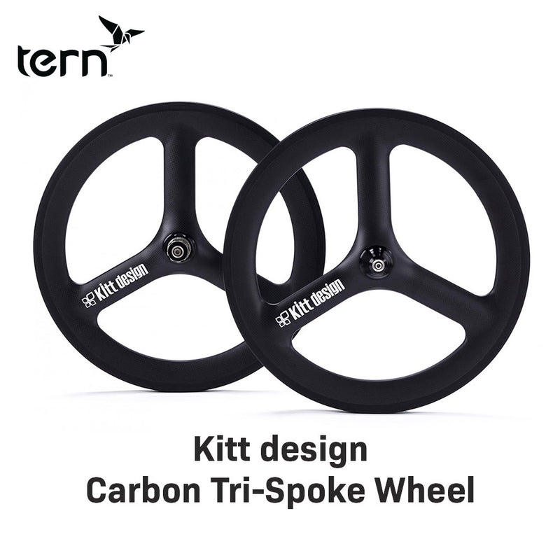 ベストスポーツ Tern（ターン）製品。Tern ホイール Kitt design Carbon Tri-spoke Rear Wheel 130mm（451）