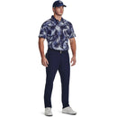 ベストスポーツ UNDER ARMOUR（アンダーアーマー）製品。UNDER ARMOUR アンダーアーマー メンズ ゴルフウェア シャツ UAアイソチル ポロ グラフィックパーム 1377367 23SS 春夏 UPF50 ルーズ 4wayストレッチ 抗菌防臭 水分コントロール ナイロン ポリウレタン