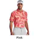 ベストスポーツ UNDER ARMOUR（アンダーアーマー）製品。UNDER ARMOUR アンダーアーマー メンズ ゴルフウェア シャツ UAアイソチル ポロ グラフィックパーム 1377367 23SS 春夏 UPF50 ルーズ 4wayストレッチ 抗菌防臭 水分コントロール ナイロン ポリウレタン