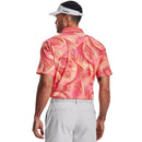 ベストスポーツ UNDER ARMOUR（アンダーアーマー）製品。UNDER ARMOUR アンダーアーマー メンズ ゴルフウェア シャツ UAアイソチル ポロ グラフィックパーム 1377367 23SS 春夏 UPF50 ルーズ 4wayストレッチ 抗菌防臭 水分コントロール ナイロン ポリウレタン