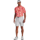 ベストスポーツ UNDER ARMOUR（アンダーアーマー）製品。UNDER ARMOUR アンダーアーマー メンズ ゴルフウェア シャツ UAアイソチル ポロ グラフィックパーム 1377367 23SS 春夏 UPF50 ルーズ 4wayストレッチ 抗菌防臭 水分コントロール ナイロン ポリウレタン