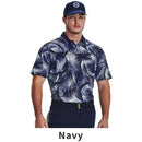 ベストスポーツ UNDER ARMOUR（アンダーアーマー）製品。UNDER ARMOUR アンダーアーマー メンズ ゴルフウェア シャツ UAアイソチル ポロ グラフィックパーム 1377367 23SS 春夏 UPF50 ルーズ 4wayストレッチ 抗菌防臭 水分コントロール ナイロン ポリウレタン