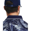 ベストスポーツ UNDER ARMOUR（アンダーアーマー）製品。UNDER ARMOUR アンダーアーマー メンズ ゴルフウェア シャツ UAアイソチル ポロ グラフィックパーム 1377367 23SS 春夏 UPF50 ルーズ 4wayストレッチ 抗菌防臭 水分コントロール ナイロン ポリウレタン
