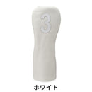 ベストスポーツ VESSEL（ベゼル）製品。VESSEL ベゼル ゴルフ アクセサリー ヘッドカバー Leather Head Cover レザーヘッドカバー ナンバー フェアウェイウッド用 HC-1122-01 FW3 BK 22SSS 実用性 機能美 天然皮革 ブラック ホワイト グリーン