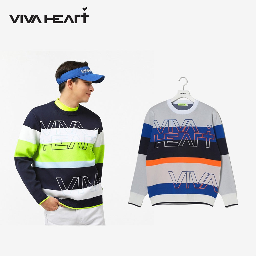 VIVA HEART マルチボーダーニット 23SS 0111831050098 | 自転車