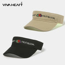 ベストスポーツ VIVA HEART（ビバハート）製品。VIVA HEART ビバハート ゴルフ ユニセックス 帽子 バイザー サンバイザー FRUIT OF THE LOOM コラボバイザー おすすめ おしゃれ 01358201 ブラック ベージュ 23SS 春夏