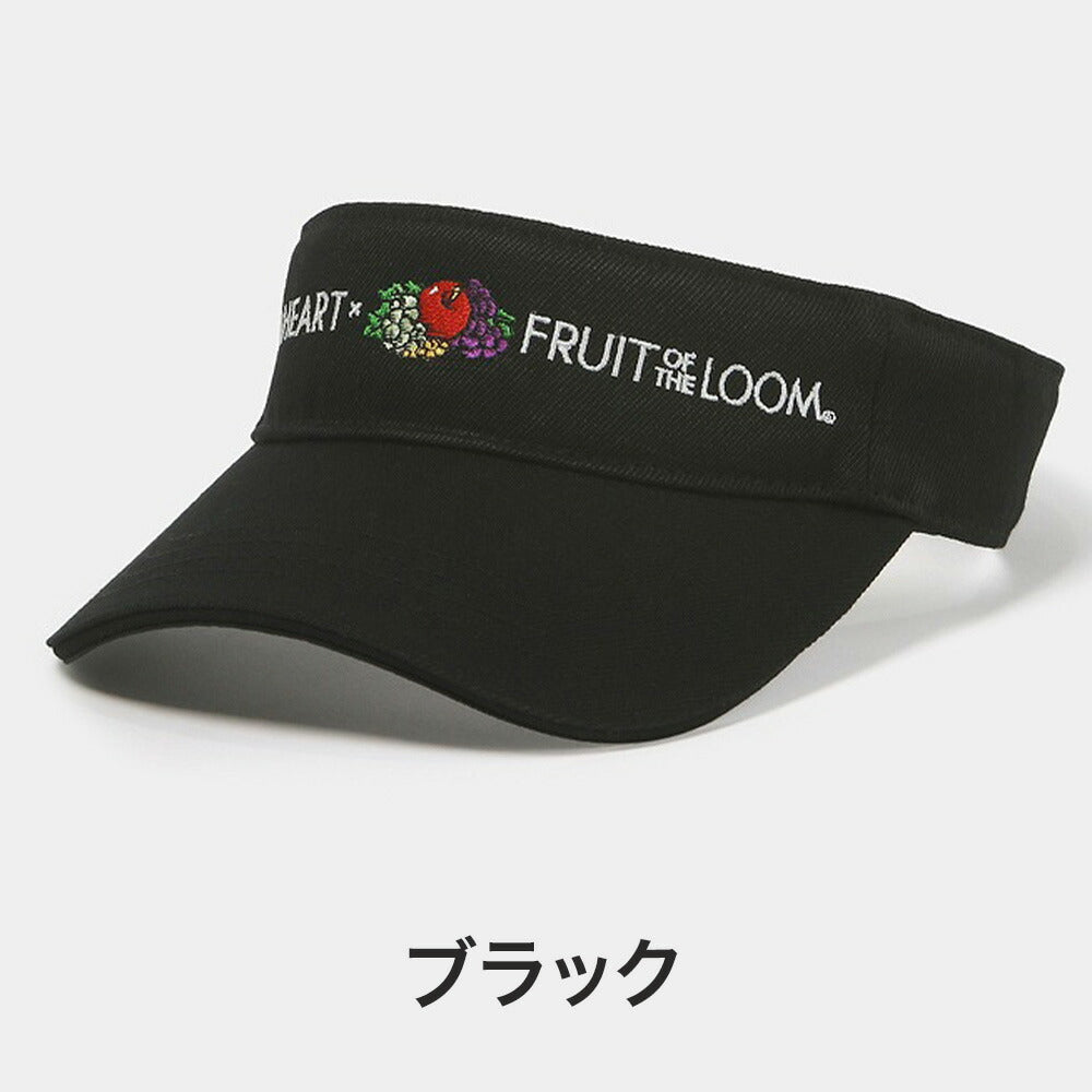 VIVA HEART FRUIT OF THE LOOM コラボバイザー 23SS 01358201052
