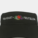 ベストスポーツ VIVA HEART（ビバハート）製品。VIVA HEART ビバハート ゴルフ ユニセックス 帽子 バイザー サンバイザー FRUIT OF THE LOOM コラボバイザー おすすめ おしゃれ 01358201 ブラック ベージュ 23SS 春夏