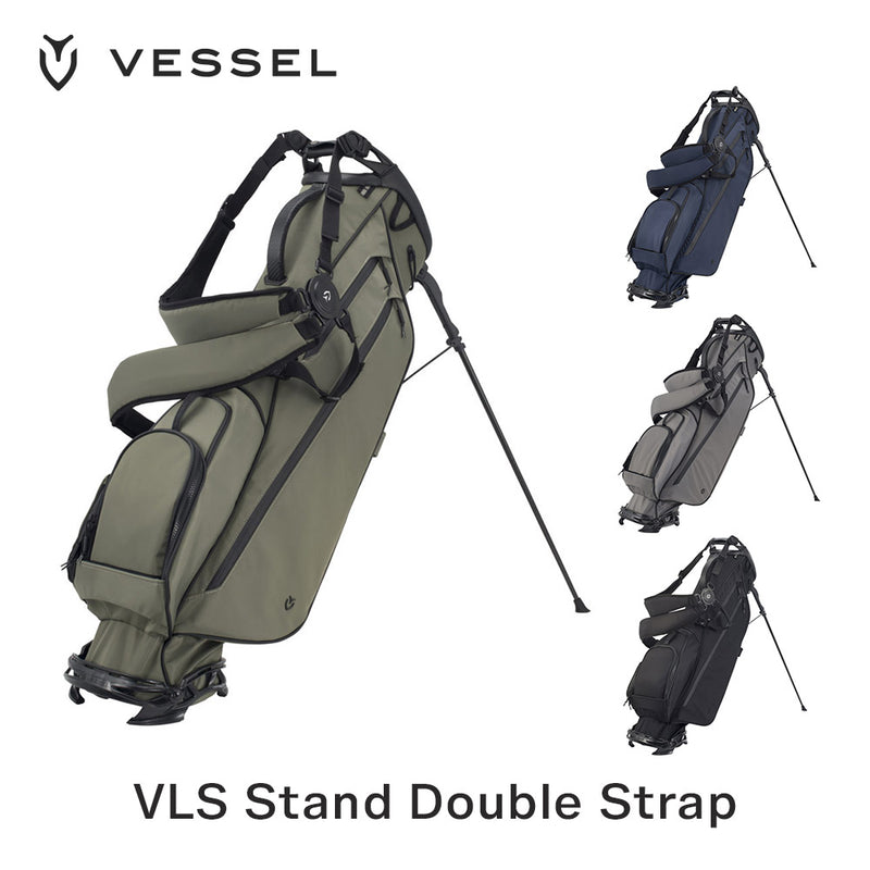 ベストスポーツ VESSEL（ベゼル）製品。VESSEL キャディバッグ VLS Stand DOUBLE 7530121