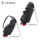 ベストスポーツ VESSEL（ベゼル）製品。VESSEL キャディバッグ VLS Stand DOUBLE 7530121