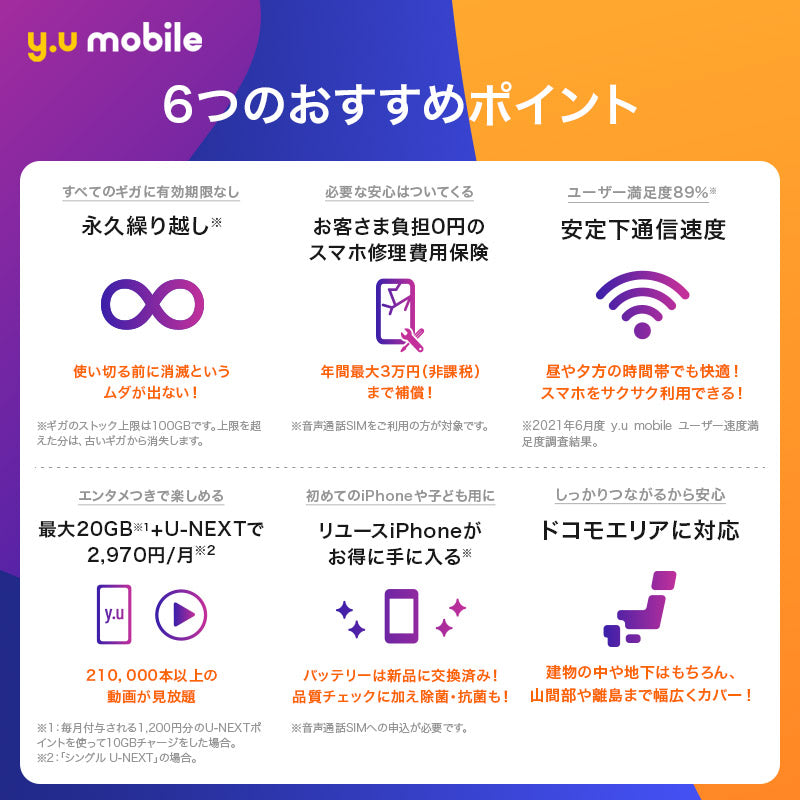 y.u mobile（ワイユーモバイル） エントリーパッケージ | 自転車